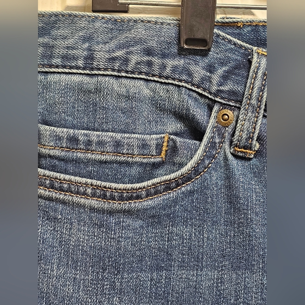 Carhartt Women’s Size 12 Tall Blue Straight Leg Pants Regular Fit Workwear EUC - Picture 3 of 9
